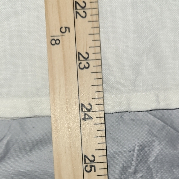 Linen T-shirt Top Creamy White Crew Neck Short Sleeve Washable Gorpcore Boho - Picture 3 of 8